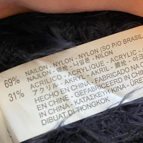 Zara Girls Winter Collection Deep Purple Fuzzy Cardigan Size 11-12 - Picture 13 of 13